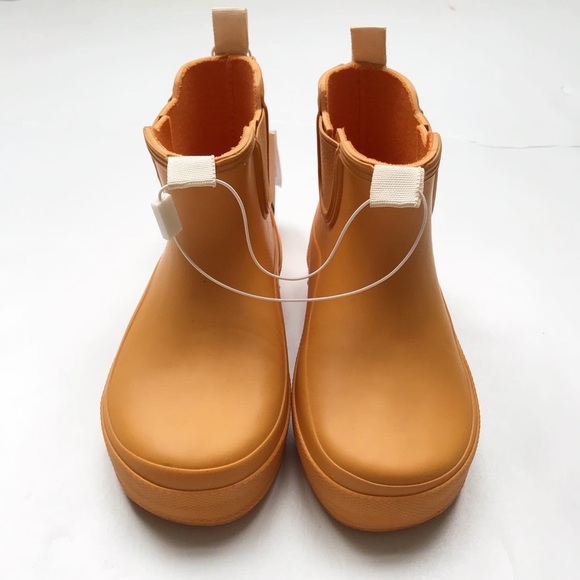 ZARA NWT yellow ankle rain boots size 27(10.5 toddler) - Picture 4 of 7
